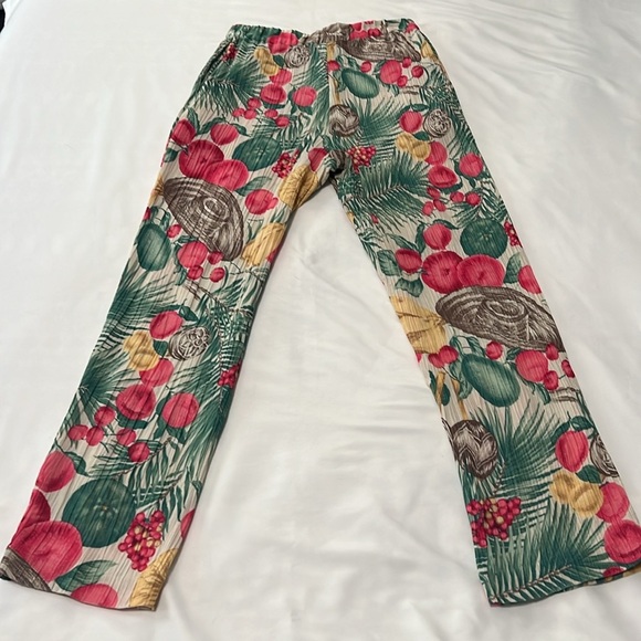 Vintage Lucia Summer Island Print 3 Piece Set/Pants, Tank, & Blazer - Picture 8 of 14